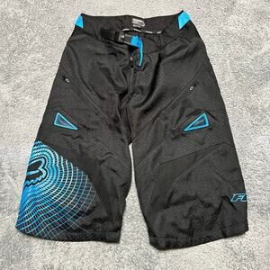 Fox Racing Shorts Mens 32 Demo DH Downhill Riding Cycle Moto Black Blue